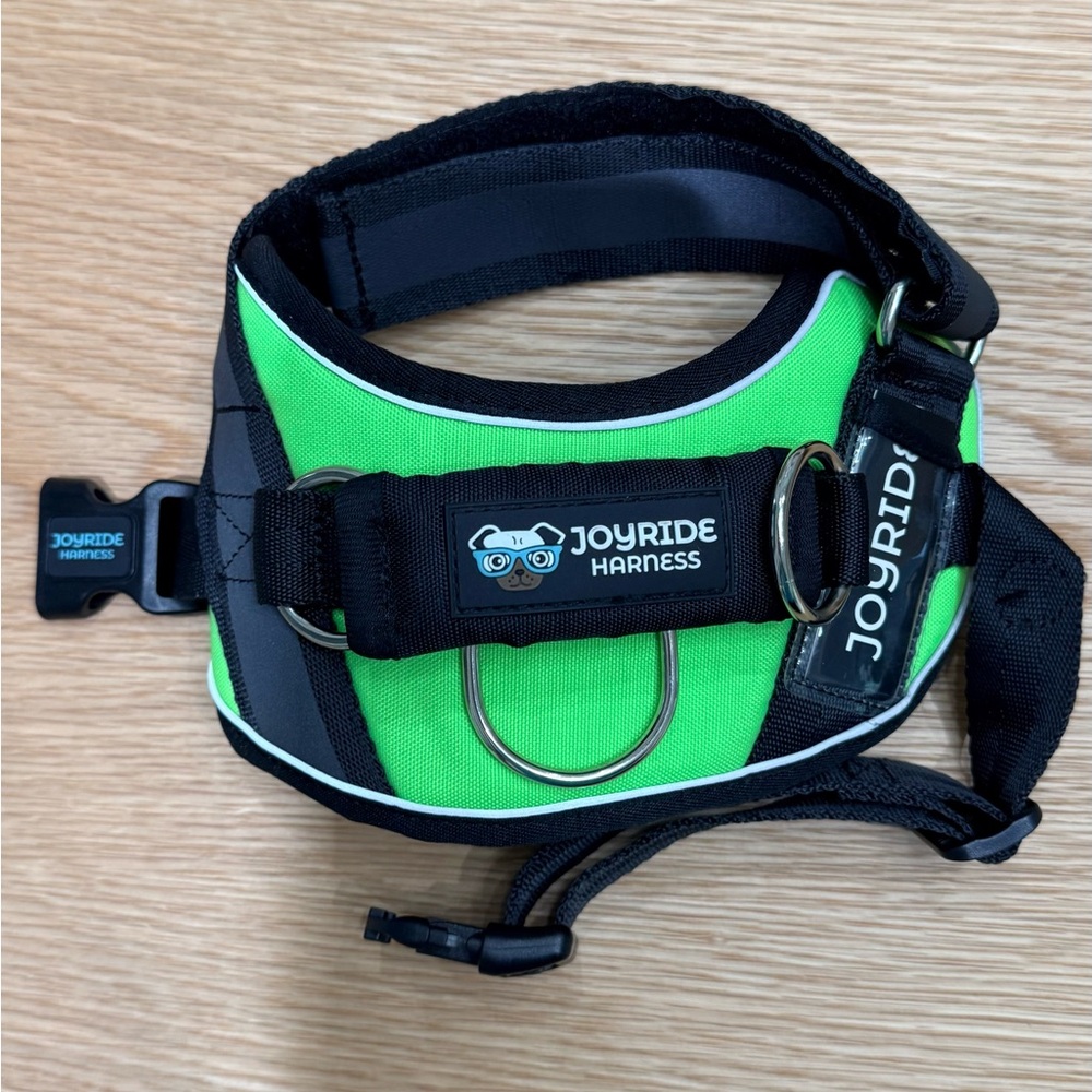 Joyride Dog Harness in Green and Black